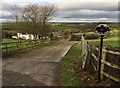 ST0768 : Farm Entrance - Blackton Farm by Alan Hughes