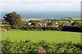 A field overlooking the sea