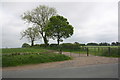 Field access track from Moor Lane