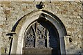 TR1634 : Hythe, St. Leonard's Church: A medieval gargoyle on the west tower by Michael Garlick