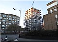 Hampstead Road at the junction of Cardington Street