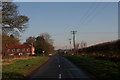 Moor Lane joining the A1133 at South Clifton