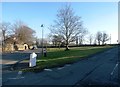 Road Junction and Village Green in Cawthorne