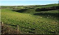 Countryside behind Penhalt Cliff