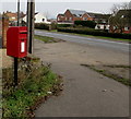 Queen Elizabeth II postbox on a Hardwicke corner, Gloucestershire