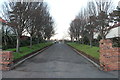 Entrance to Ayr Cemetery