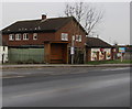 Wooden bus shelter, Bristol Road, Hardwicke