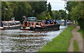 Narrowboats on the Grand Union Canal at Bourne end