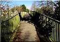 Across an A484 footbridge, Llanelli