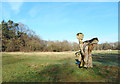 Wooden Figure on the Common