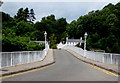 Across Old Wye Bridge from Wales to England