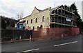 Fenced-off Beulah Baptist Chapel, Newbridge