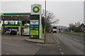 ST3091 : Up and up and up, BP filling Station, Malpas Road, Newport by Jaggery