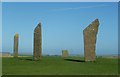 HY3012 : The Stones of Stenness - view from the South by Rob Farrow