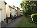 Houses and flats beside Beaurevoir Way, Emscote Lawn estate, Warwick