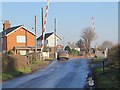 Saltmarshe Station level crossing