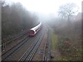 TQ4492 : A foggy morning near Grange Hill station by Marathon