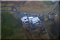 Dunrossness Primary School, Boddam, from the air