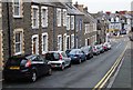 Looking down Vaynor Street