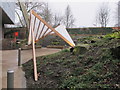 TQ2579 : "Tent in the park" pavilion by Design Museum by David Hawgood