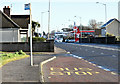 Bus stop, Carrickfergus (January 2017)