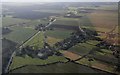 Alvingham Priory earthworks and Louth Canal: aerial 2016