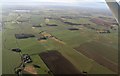 Across Suine Haven to Sea Bank House, Wragholme Ings and Covenham Reservoir: aerial 2017