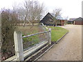 Footpath at Lower Edburton Barn