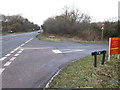 Looking across the junction of Hillside Lane with Henfield Road