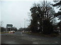 Guildford Road at the junction of the A24