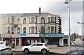 Businesses on the corner of Newcastle