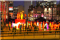 SJ8398 : Exchange Square, Lanterns of the Terracotta Warriors by David Dixon