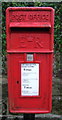 Close up, Elizabeth II postbox on Bolton Road, Addingham