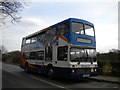 Bus on Ferry Road, Fiskerton