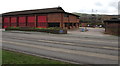 Entrance to Newtown (Powys) Fire Station