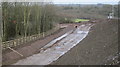 New drainage works nearing completion beside the newly opened South Bristol Link Road