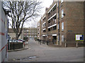 TQ3376 : West wing of Bentley House, Glebe Estate, Camberwell, south London by Robin Stott