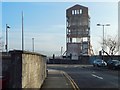 NS3975 : Ballantine's Distillery brick tower during demolition by Lairich Rig
