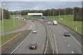 M77 motorway at Junction 2