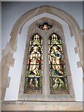 TQ0343 : Christ Church, Shamley Green: stained glass window (i) by Basher Eyre