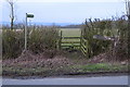 Stile on the footpath to Bradden