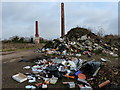 Fly tipping at the Abbey Meadows