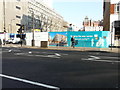 TQ2982 : Hoarding, Tottenham Court Road by John Baker