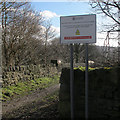 Footpath warning