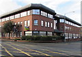 Quartix offices on a Newtown corner