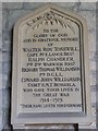 SO9630 : War memorial, Woolstone church by Philip Halling