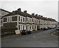 Long row of houses, Locke Street, Newport