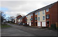 SO5038 : Recently built houses near Belmont Road, Hereford by Jaggery