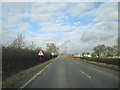 North  on  A19  approaching  the  Alne  junction