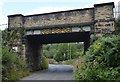 Railway bridge over Wood Lane in Battyeford